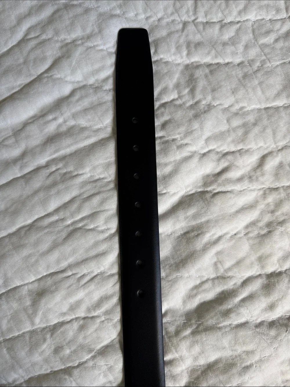 Calvin Klein Reversible Black & Mahogany Leather Men's Belt with Silver Buckle